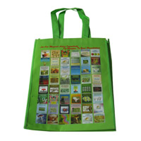 崇明LB11覆膜无纺布广告袋